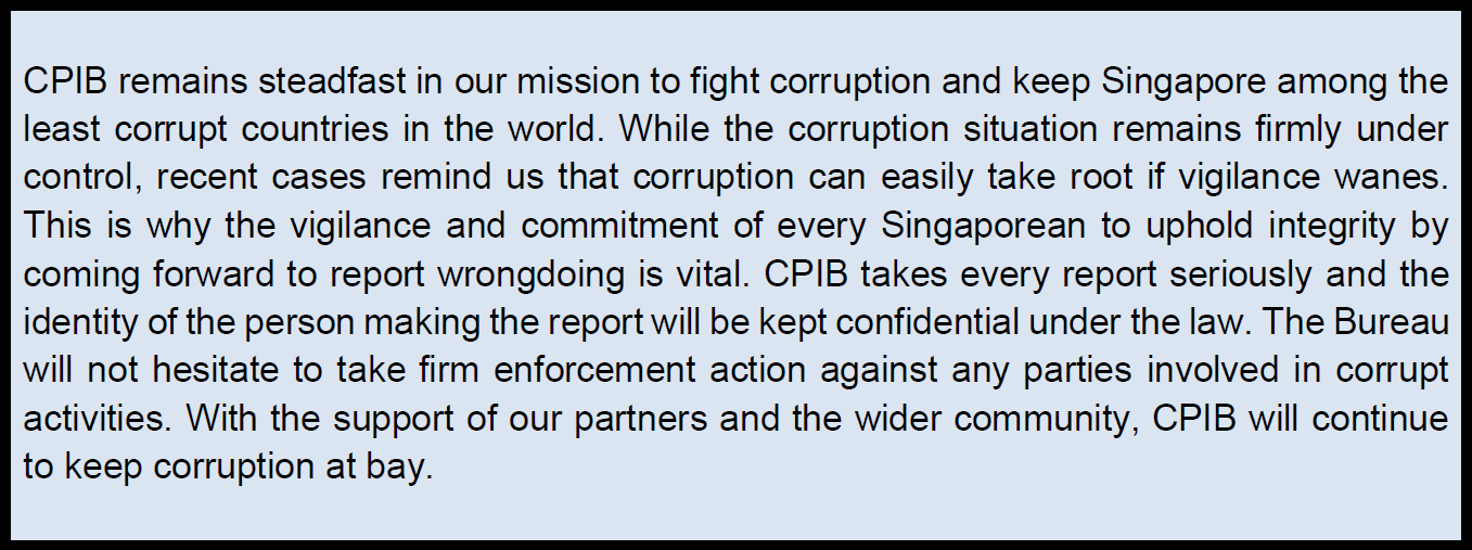 Anti-corruption key messages